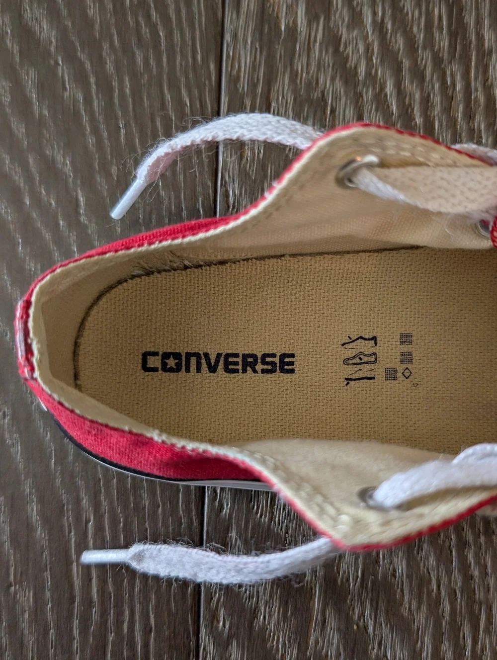 Converse Red Chuck Taylor All Star Low Top Sneaker Size 7 Toddler